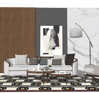 精品客厅设计家具模型 (30)